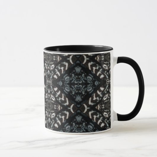 Schwarze Entwurfs-Tasse Tasse (Rechts)