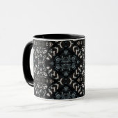Schwarze Entwurfs-Tasse Tasse (Vorderseite Links)