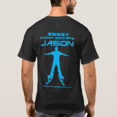 Schwarze EPB Spitze Jasons T-Shirt (Rückseite)