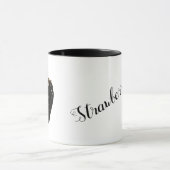 Schwarze Erdbeere Tasse (Zentrum)