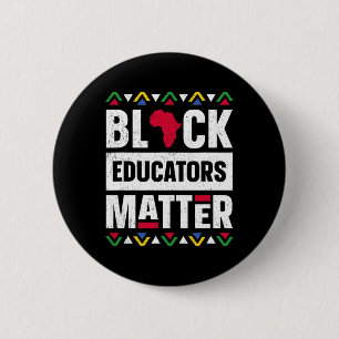 Schwarze Erzieher Problem Geschichte Monat Afrika  Button