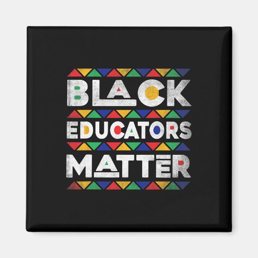Schwarze Erzieher Problem Melanin Afrikanischer Le Magnet (Vorne)