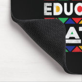 Schwarze Erzieher Problem Melanin Afrikanischer Le Mousepad (Ecke)