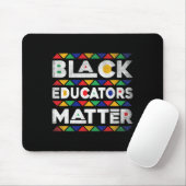 Schwarze Erzieher Problem Melanin Afrikanischer Le Mousepad (Mit Mouse)