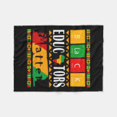 Schwarze Erzieher Problem Schwarze Geschichte Mona Fleecedecke (Vorderseite (Horizontal))