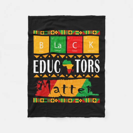 Schwarze Erzieher Problem Schwarze Geschichte Mona Fleecedecke (Vorderseite)