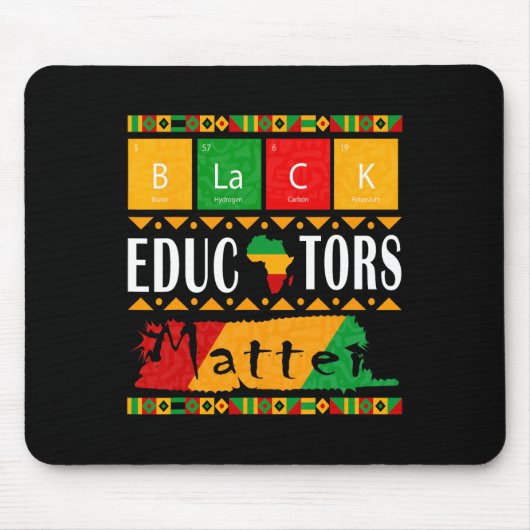 Schwarze Erzieher Problem Schwarze Geschichte Mona Mousepad (Vorne)