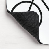 Schwarze Fahrrad-Mausunterlage kundenspezifisch Mousepad (Ecke)