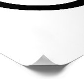 Schwarze Fahrradrouten Poster (Ecke)