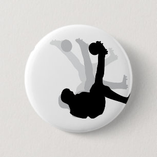 schwarze Fahrradtrittikone Button