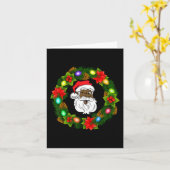 Schwarze Familie frohe Weihnachtsschrei afrikanisc Karte (Gelbe Blume)