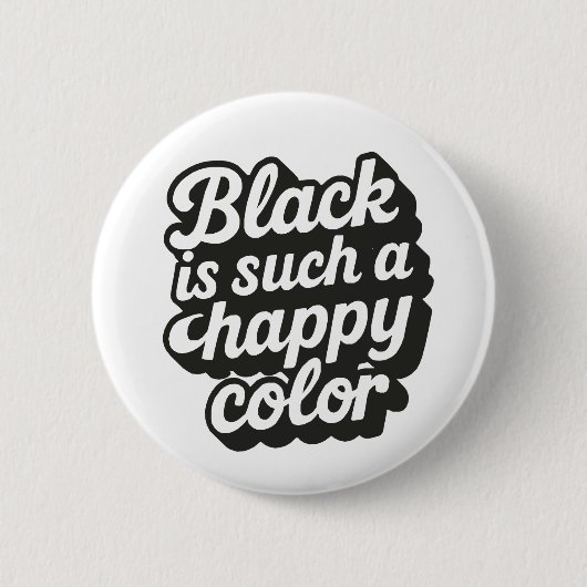 Schwarze Farbe Button (Vorderseite)