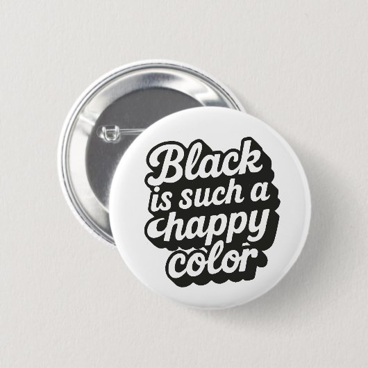 Schwarze Farbe Button (Vorne & Hinten)