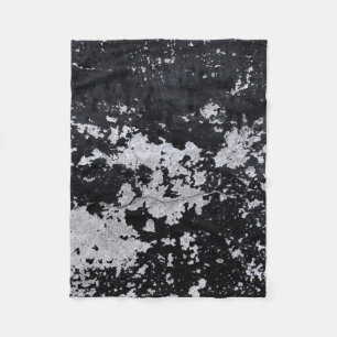 Schwarze Farbe in Chip Fleecedecke