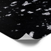 Schwarze Farbe in Chip Poster (Ecke)