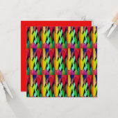 Schwarze Farbe mit Kunstdesign in der Mitte Karte (Vorderseite/Rückseite Beispiel)