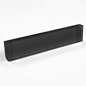 Schwarze Farbe Namensplakette
