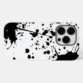 Schwarze Farbe Spill Case-Mate iPhone Hülle (Rückseite (Horizontal))