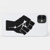 Schwarze Faust ausgelöst - Widerstand Case-Mate iPhone Hülle (Rückseite (Horizontal))