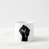 Schwarze Faust ausgelöst - Widerstand Espressotasse (Vorderseite)