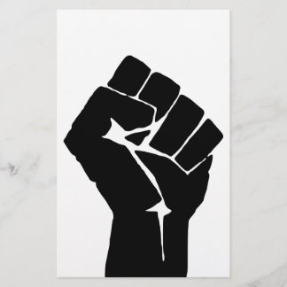 Schwarze Faust ausgelöst - Widerstand Flyer
