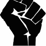 Schwarze Faust ausgelöst - Widerstand Freistehende Fotoskulptur<br><div class="desc">Schwarze Faust für die Botschaft des Widerstands und des Protests. Verändern Sie die Welt mit diesem wunderbaren schwarzen Faustdesign auf vielen großartigen Produkten. Großartiges Design für die Bewegung "Black Lives Matter",  die schwarze Befreiungsbewegung und die Proteste gegen zivile Rechte.</div>