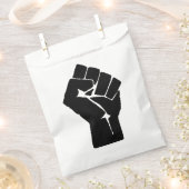 Schwarze Faust ausgelöst - Widerstand Geschenktütchen (Ausgeschnitten)