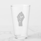 Schwarze Faust ausgelöst - Widerstand Glas (Rückseite)