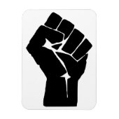 Schwarze Faust ausgelöst - Widerstand Magnet (Vertikal)