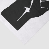 Schwarze Faust ausgelöst - Widerstand Seidenpapier (Ausschnitt)
