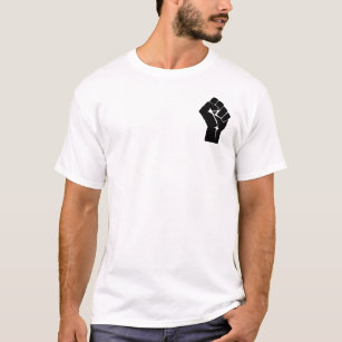 Schwarze Faust erhöht - Widerstand T-Shirt