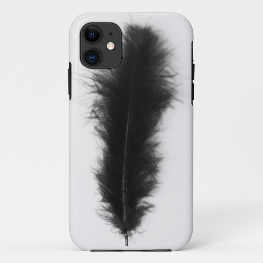 Schwarze Feder Case-Mate iPhone Hülle (Rückseite)