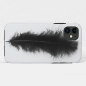Schwarze Feder Case-Mate iPhone Hülle (Rückseite (Horizontal))
