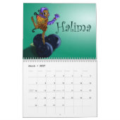 Schwarze Feen 2027 Kalender (Mär 2027)