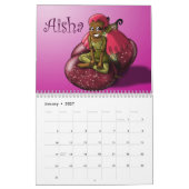 Schwarze Feen 2027 Kalender (Jan 2027)