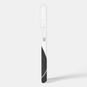 Schwarze Fett-Katze mit einem benutzerdefinierten, Case-Mate iPhone Hülle (Rückseite / Links)