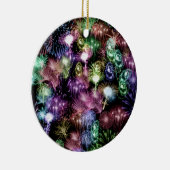 Schwarze Feuerwerke Keramik Ornament (Rechts)