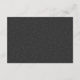 Schwarze Filigree-UAWG RSVP Karte