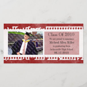 Schwarze Filmrahmen Grunge Abschluss Fotokarte Ankündigung