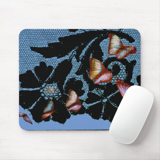 SCHWARZE FLÄCHENANTIKENKOPFSCHALTEN MOUSEPAD (Mit Mouse)