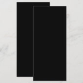Schwarze Flachkarte (Vorne/Hinten)