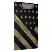 Schwarze Flagge der Waldtarnungs-I Klemmbrett (Rechts)