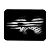 Schwarze Flagge Magnet (Horizontal)
