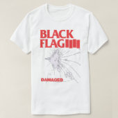 Schwarze Flagge - Premium beschädigt T-Shirt (Design vorne)