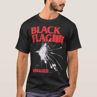 Schwarze Flagge - Premium-T - Shirt beschädigt