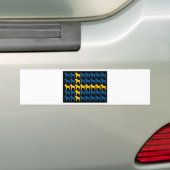 Schwarze Flagge Schwedens Dala Autoaufkleber (Auf Auto)