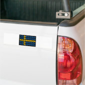 Schwarze Flagge Schwedens Dala Autoaufkleber (Auf Lkw)