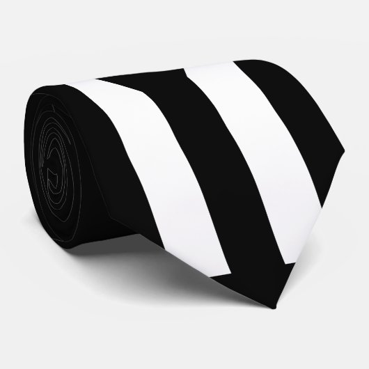 Schwarze Flagge von Puerto Rico Krawatte (Gerollt)