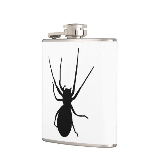 Schwarze Flasche Flachmann (Links)