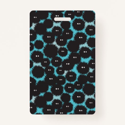 Schwarze Flaute-Monster Ausweis (Vorderseite)